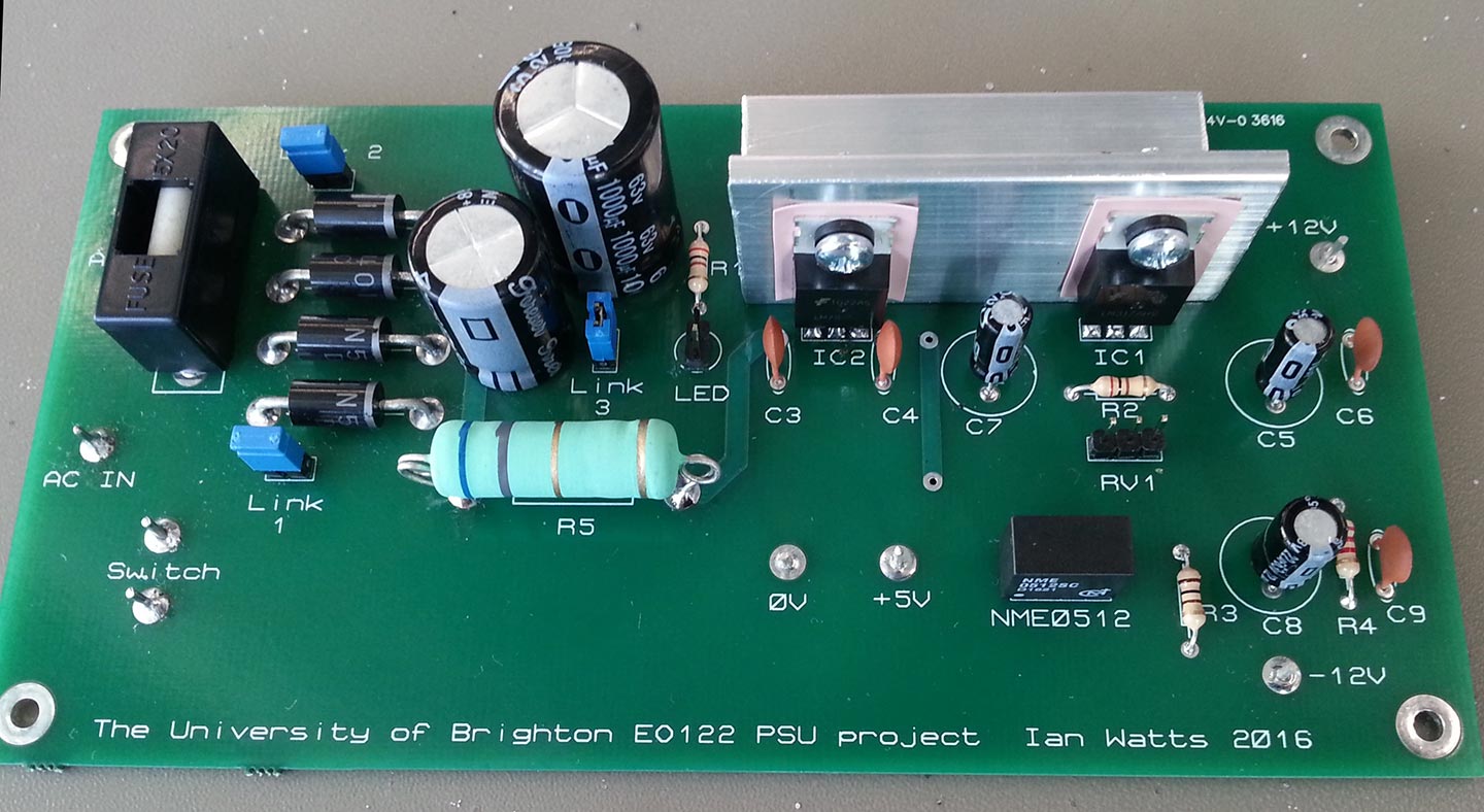 Figure 11: Joseph Taylor’s completed PCB [9]