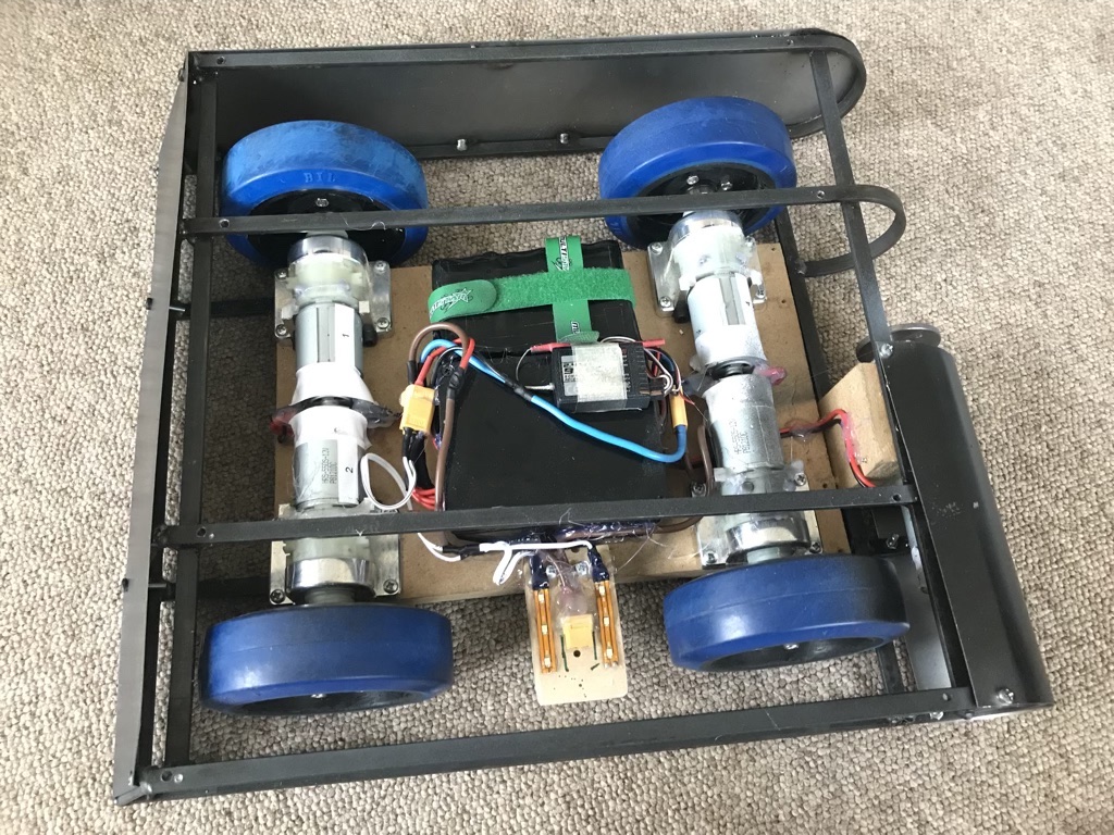 Inside of the robot.
